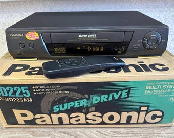 Panasonic NV-SD225 videobandspelare, multisystem PAL NTSC Secam-inspelare (testad och fungerar)