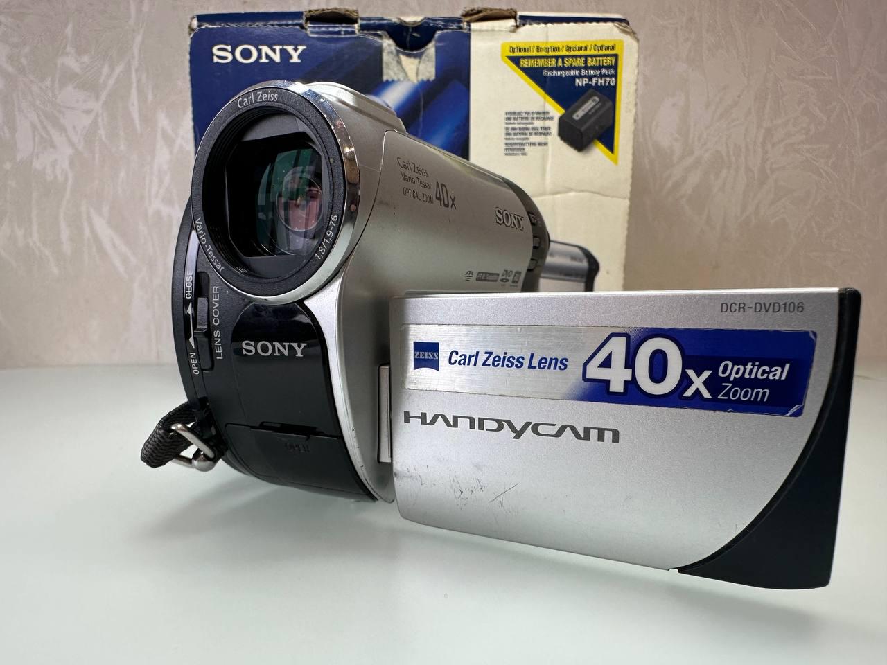 SONY Handycam Carl Zeiss 40倍ズーム Sony Handycam DVD 40-60x оптический зум камкордеры - огромный