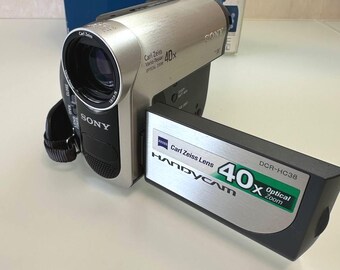 Sony Handycam DCR-HC38E Minidv Camcorder | Carl Zeiss 40x Zoom