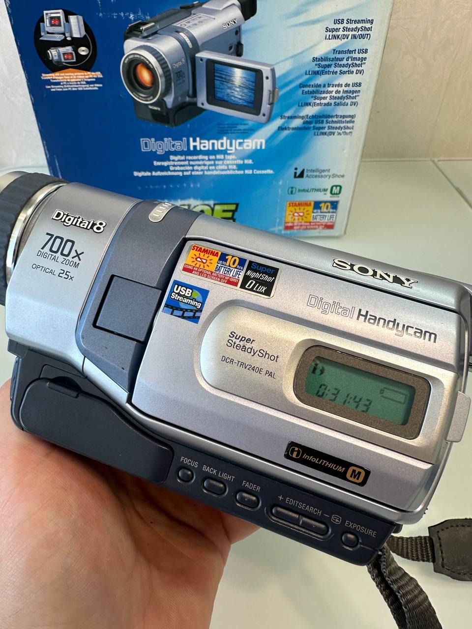 Sony Dcr-trv240e Digital8 Handycam Camcorder Pal | USB Streaming