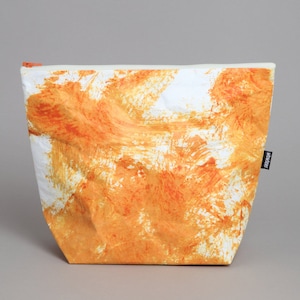 FIRE - Allzwecktasche - handbedruckt, handgemacht, strapazierfähig, sehr leicht weil aus Tyvek® (100 % Polyethylen).