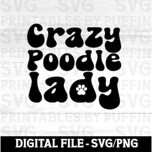 Caniche Svg, Caniche, Loca Por Los Perros, Perros Svg, Razas De Perros Svg, Mamá Caniche, Mamá Perro Svg, Mamá Perro Svg