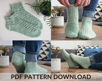 Knitting Pattern - V-Formation Socks (PDF Pattern Only, Instant Download)