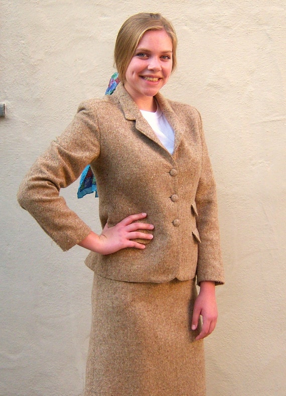 SALE Vintage 70s Lilli Ann dress suit / Adolph Sc… - image 1