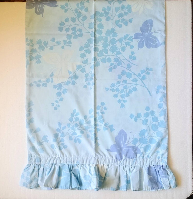 cotton florals light blue lavenders Canon butterflies 60s 70s pillowcases SET FOUR mix /& match pillowcases standard
