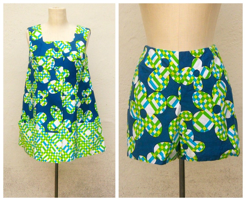 bright green playsuit