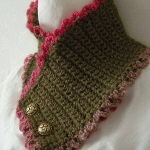 Victorian Neck Cozy in 2 Variations Crochet Pattern PDF permission to sell what you make image 4