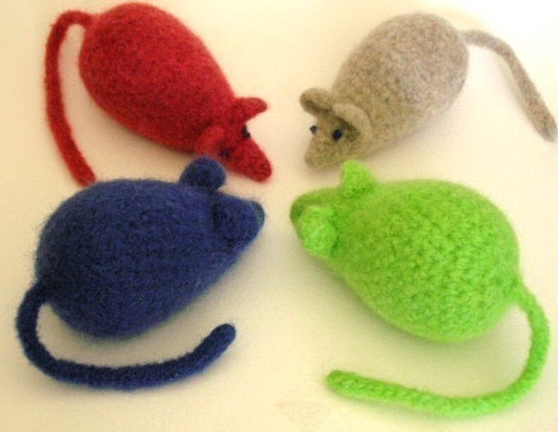 Felted Mouse Cat Toy Crochet Pattern PDF EASY Permission to Etsy UK
