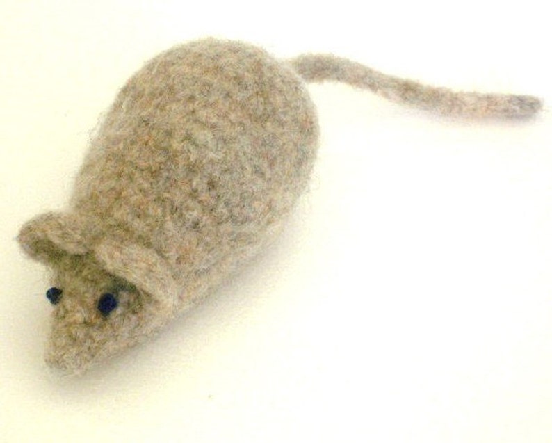 Felted Mouse Cat Toy Crochet Pattern PDF EASY Permission to Etsy UK