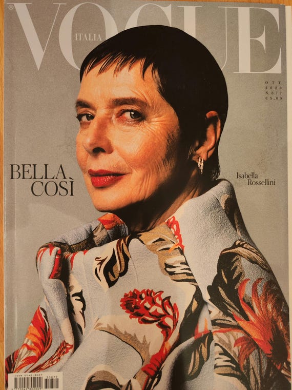 VOGUE Italia Magazine 2023. Cover BELLA COSI - Etsy