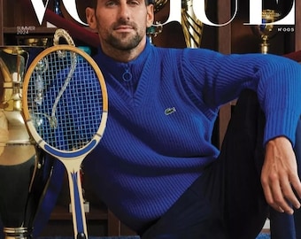 VOGUE Adria summer cover NOVAK DJOKOVIC 2024. magazine is new