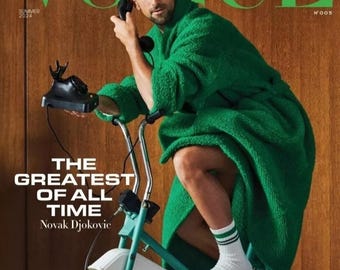 VOGUE Adria summer cover Novak Djokovic 2024. magazine is new