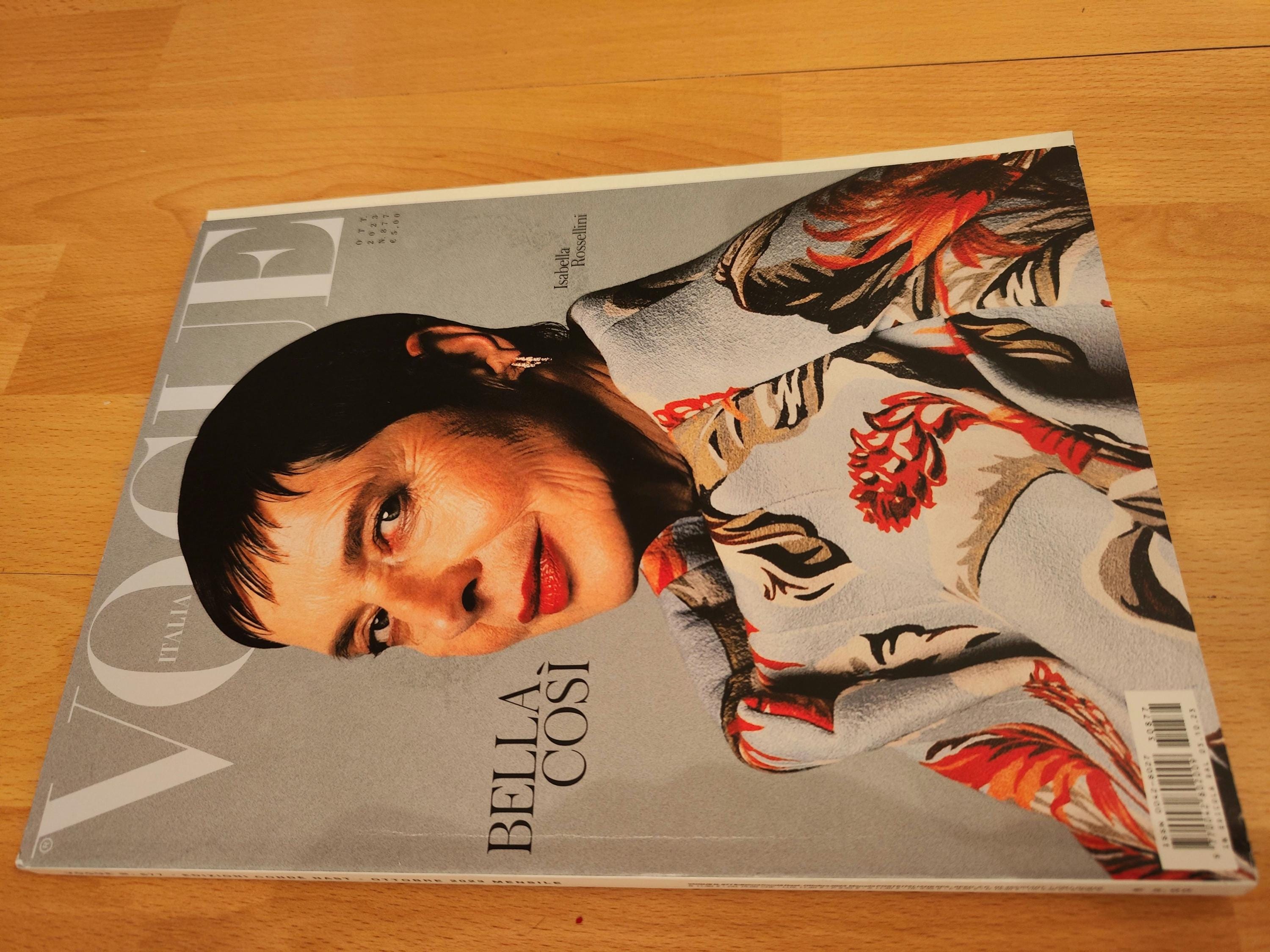 VOGUE Italia Magazine 2023. Cover BELLA COSI - Etsy