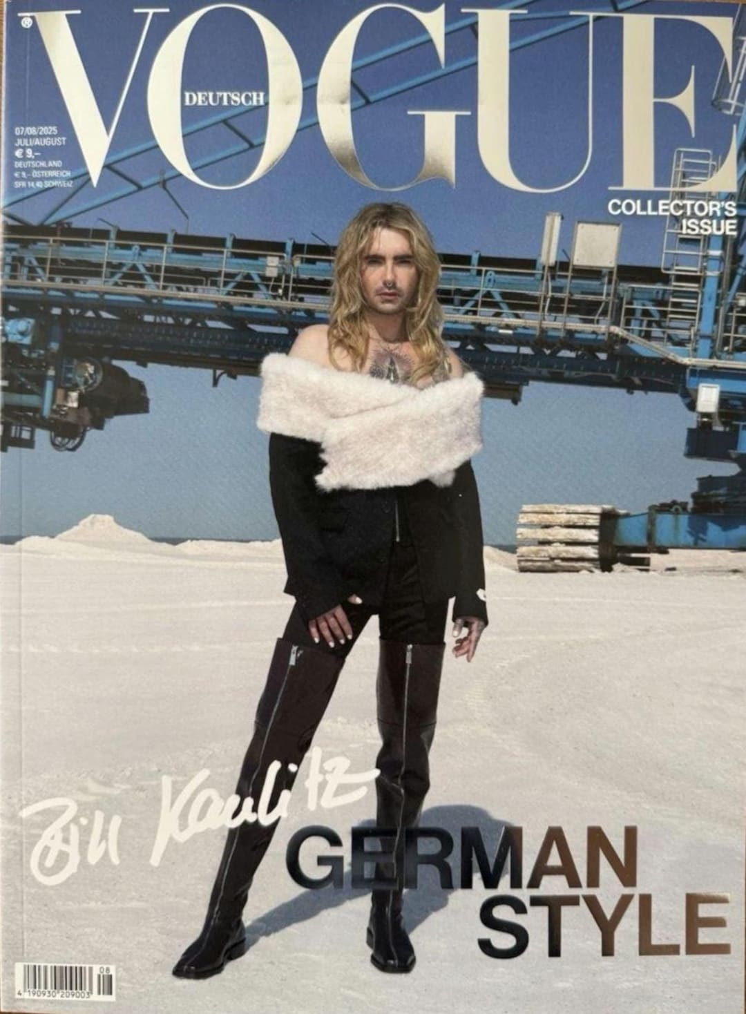 VOGUE誌表紙、ビル・カウリッツ、2025年7月号。ドイツ語版