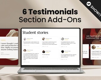 Showit-testimonials-add-ons, websitecanvasbundel