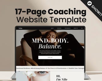Showit-websitesjabloon, podcastcursus, luxe blog