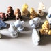 wade circus figurines, miniature circus figurines, circus clowns and animals set, ceramic circus set