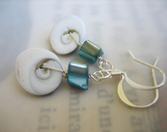 Spiral Shell Earrings