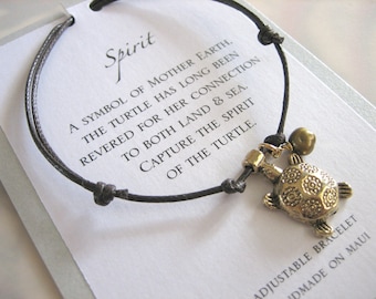 Spirit Adjustable Cord Bracelet - Gold