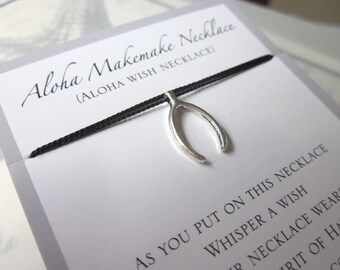 Aloha Wish Necklace - Wishbone