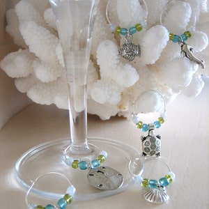 Sealife Wine Glass or Goblet Charms image 5