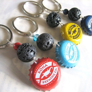 Kona Brewing Bottlecap Lava Keychain/keyring - Etsy