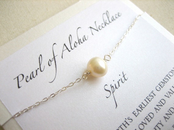 Pearl of Aloha Necklace Spirit - Etsy
