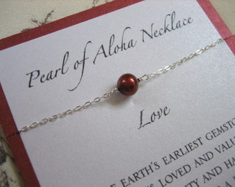 Pearl of Aloha Necklace - Love