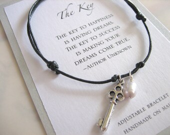 The Key Adjustable Cord Bracelet