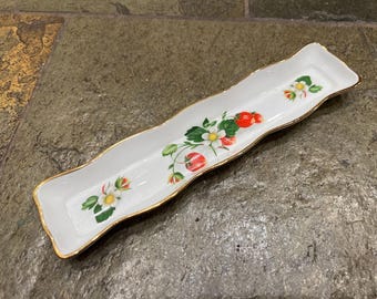 Oakley Strawberry Ripe Sugar Cube Mint Tray 8.5 inch China matches Hammersley