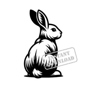 Rabbit in Cartoon style SVG bundle