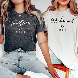 Bride Sweatshirt, Bachelorette Party Shirts, Wedding Party Tshirts, Trendy Bridesmaid Sweatshirt, Bridal Shower Gift For Bride, A1239