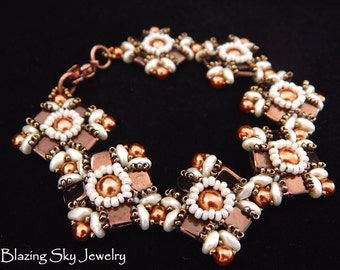 Beading Tutorial Grace Too Bracelet - Beading Pattern, PDF Instant Download