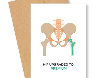 Funny Get Well Card - Premium Hip