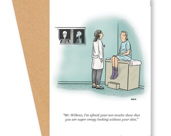 Funny Get Well Card - Creepy
