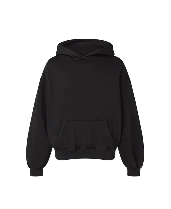 450 GSM midnight Black Hoodie Etsy UK