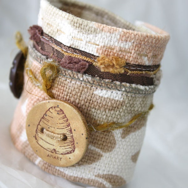 Tissu technique mixte bijoux poignet manchette Bracelet ruche Textile