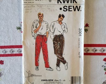 PDF Vintage 1950's Sewing Pattern: Men's Underwear Waist 38 96.5cm