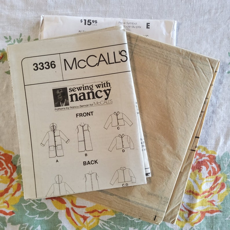 Mccalls 3336 Complete Uncut Factory Folds Vintage 2000s Sewing - Etsy