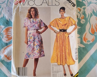 Mccalls 3078 Complete Uncut Factory Folds Vintage 1987 80s Sewing