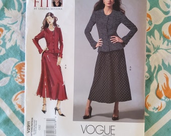 Vogue 1036 Complete Uncut Factory Folds Today's Fit Sandra - Etsy