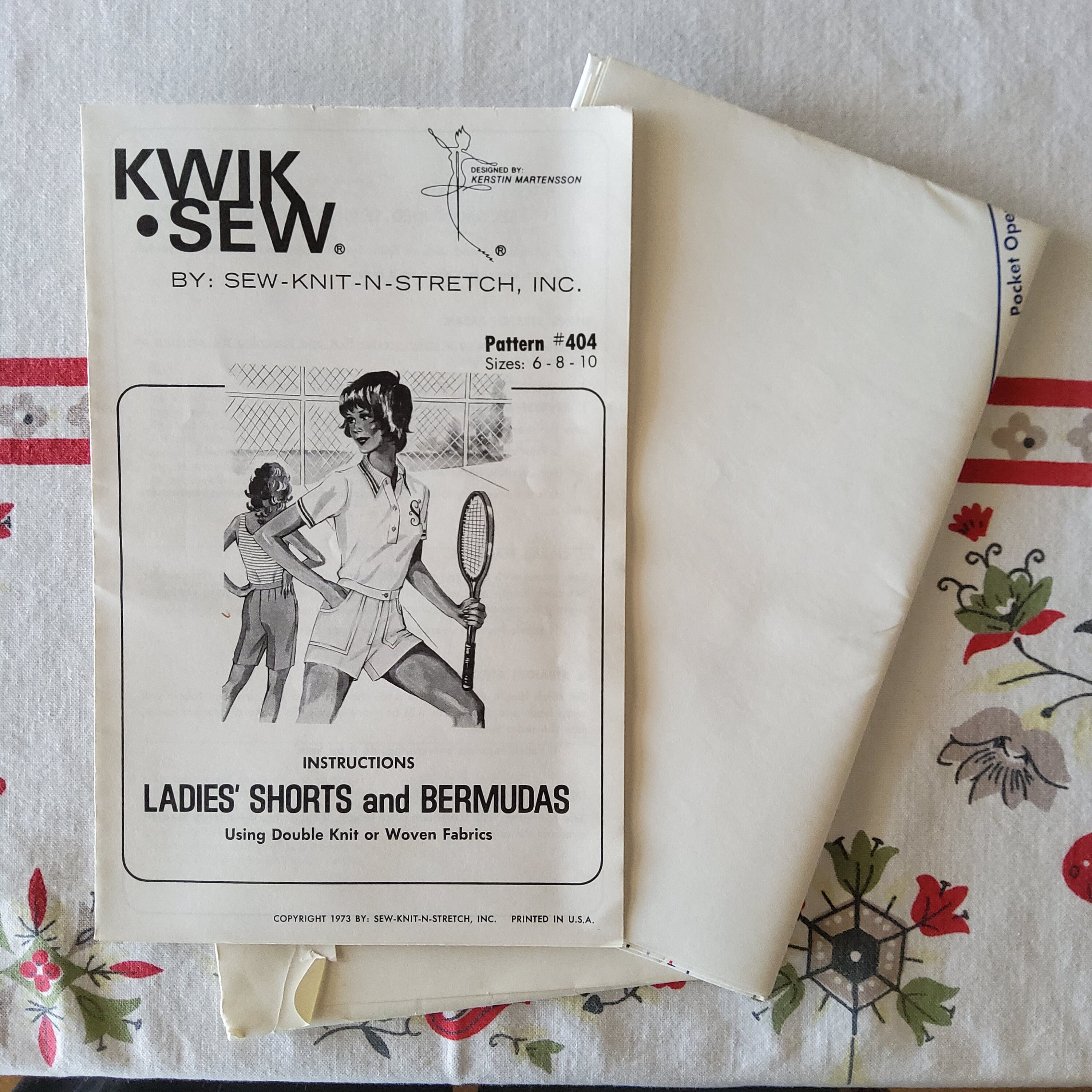 Kwik Sew 404 Complete Uncut Factory Folds Vintage 70s Sewing