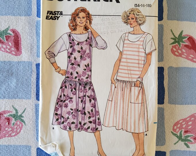 Butterick 3620 Complete Uncut Factory Folds Vintage 80s Sewing Pattern ...