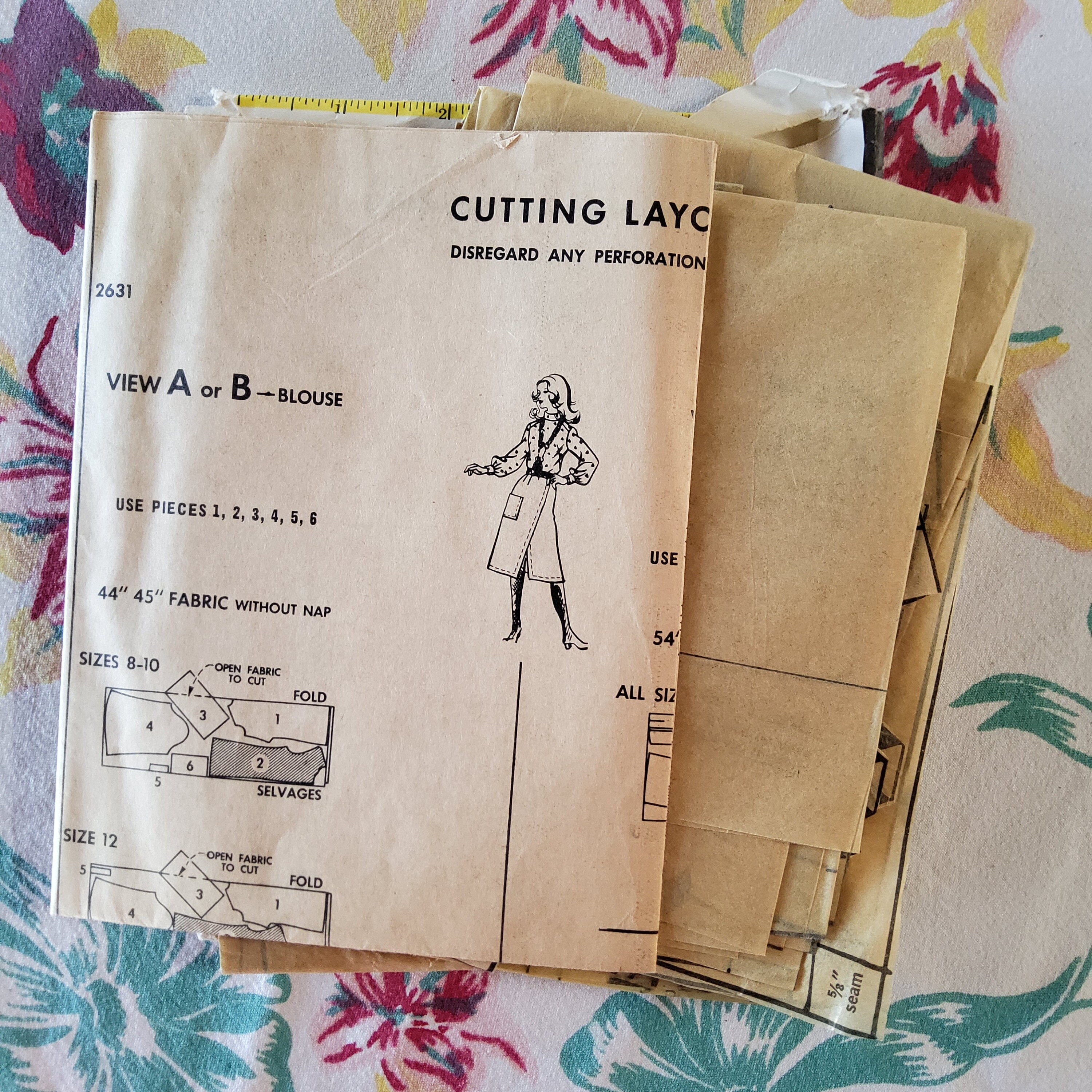 Mccalls 2631 Cut Complete Vintage 70s Sewing Pattern Quilted Mccalls 2631 Cut Complete Vintage 70s Sewing Pattern Quilted