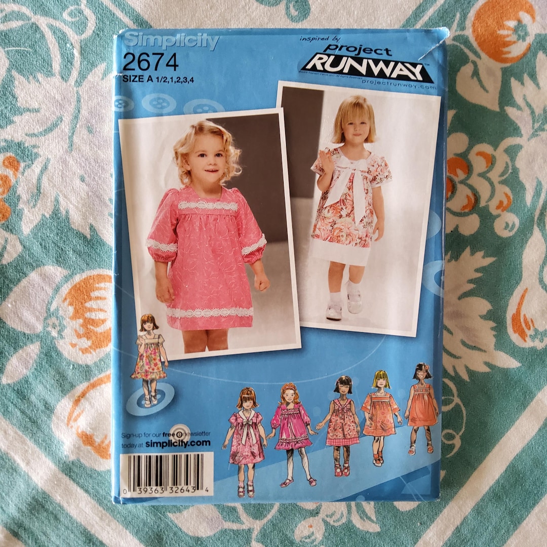 Simplicity 2674 Complete Uncut Factory Folds 2009 Sewing Pattern ...