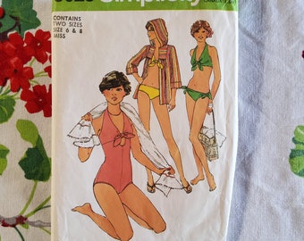 Vintage plus size swimwear 