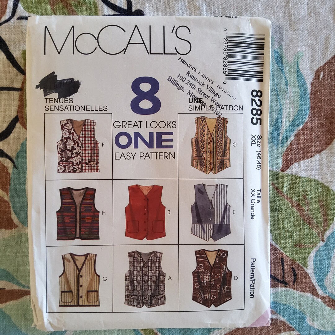 Mccalls 8285 Complete Uncut Factory Folds Vintage 90s the Only - Etsy