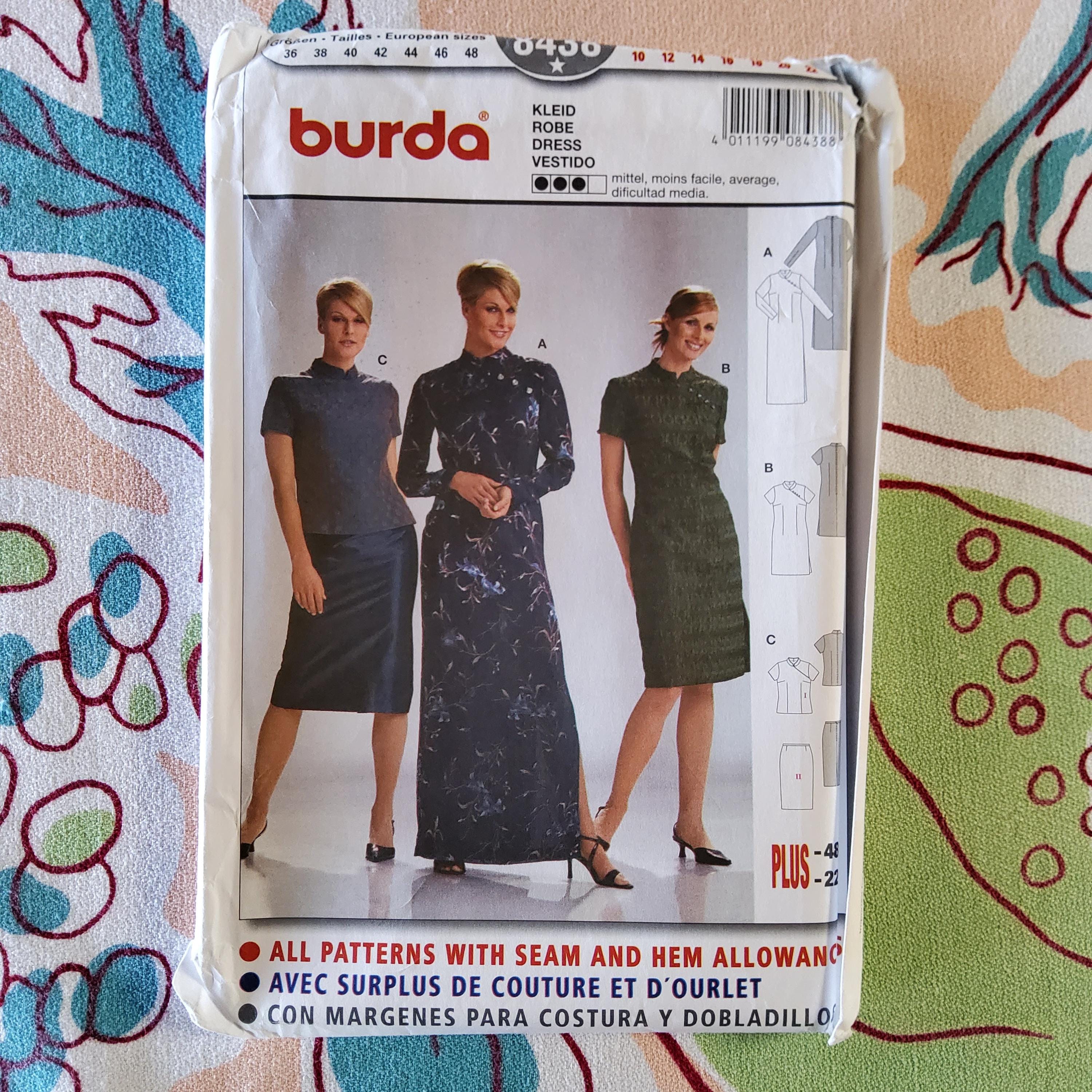 Burda 8438 Complete Uncut Factory Folds Vintage 2000s Sewing