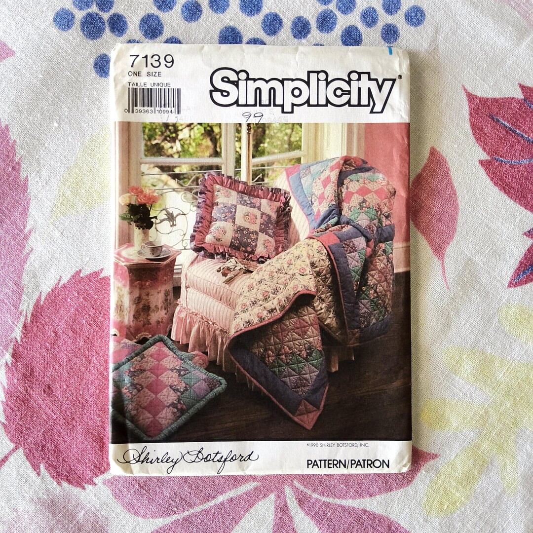 Simplicity 7139 Complete Booklet/instructions Vintage 1990 Sewing ...