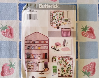 Butterick 4521 Complete Uncut Factory Folds Vintage 90s Sewing Room Organizer Craft Pattern Handmade Holiday Gift Ideas Or Treat Yourself